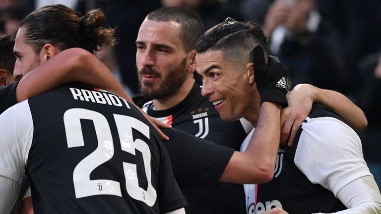 Ronaldo hits hat-trick for Juventus as Ibrahimovic’s return fails to lift AC Milan