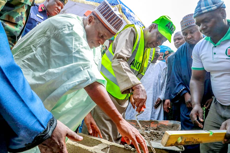 Battle against Kidnappers: Ganduje lays military training facility foundation in Falgore Forest