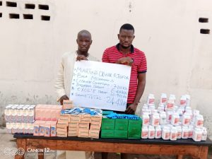 NDLEA arrests 2 drug peddlers, seizes codeine, diazepam