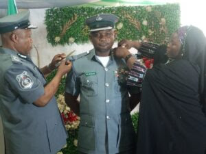 Seme Customs Decorates 135 Newly Promoted Officers